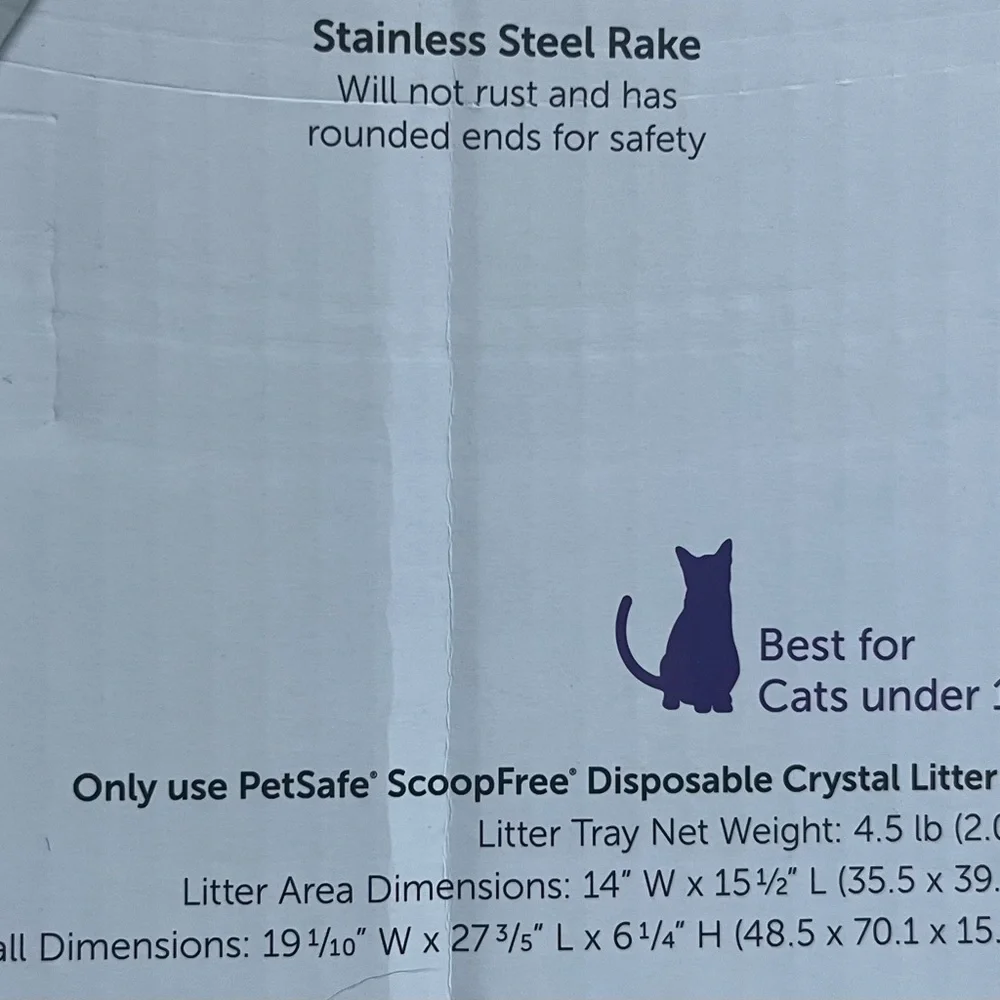 Auto scooping cat litter box.Easy and convenient. Used briefly. works great!